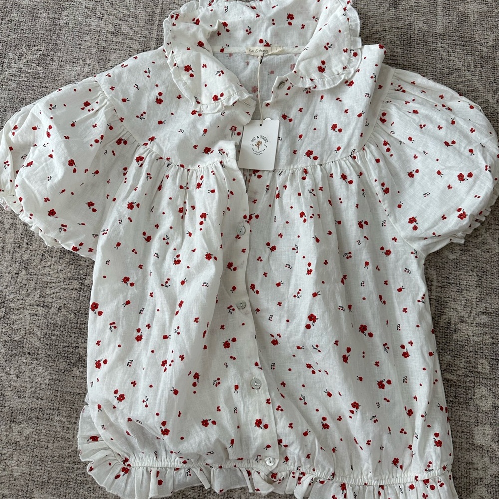 Fin & Vince Womens Cherry Top NWT